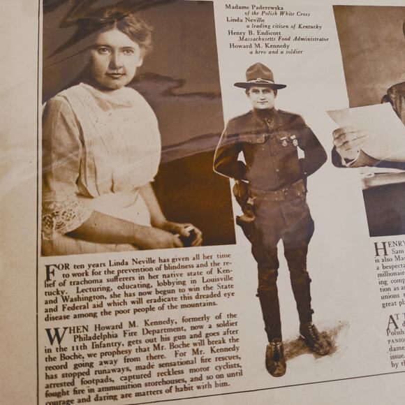 1918 "Not Working For Themselves" WWI-Era Original Vtg Magazine Page Public Good - Picture 8 of 12